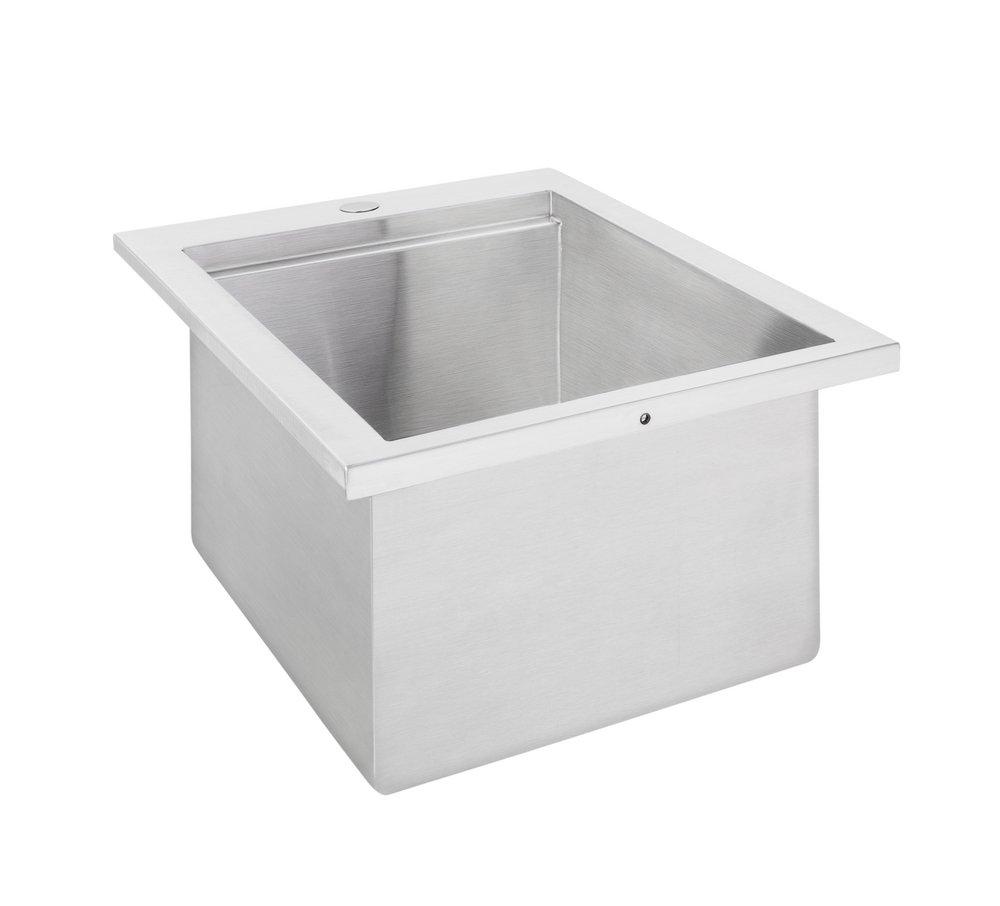 18 in. Drop-in Stainless Steel Single Bowl Kitchen Sink