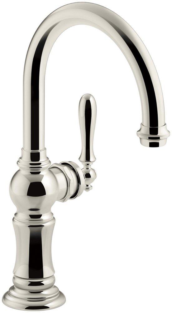 KOHLER Artifacts® Single Handle Bar Faucet in Vibrant® Polished Nickel