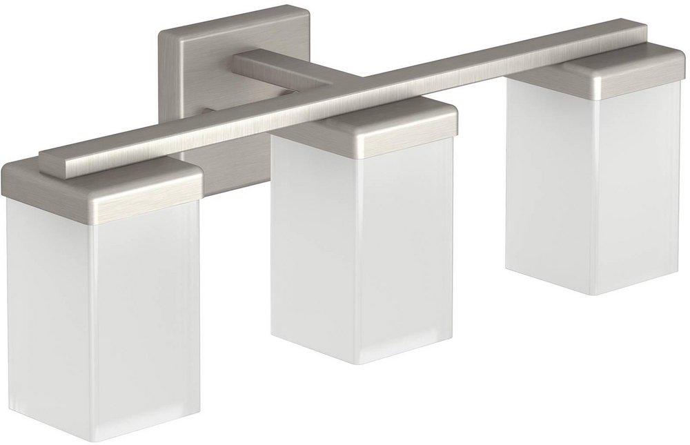 Moen 90 Degree™ 20" 3 Light Up/Down Lighting Bathroom Vanity Light in Brushed Nickel
