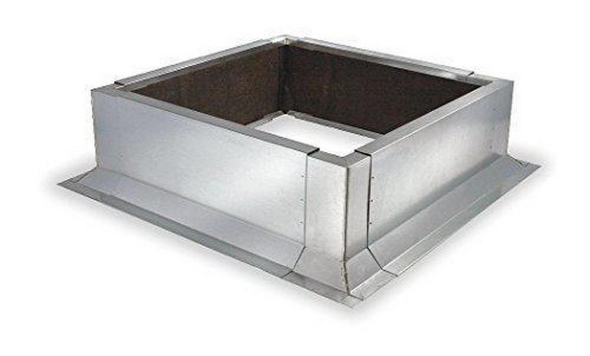 8 in. Roof Curb Galvanized