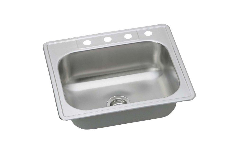 PROFLO® Bealeton 25 x 22 in. Stainless Steel Single Bowl Drop-in Kitchen Sink