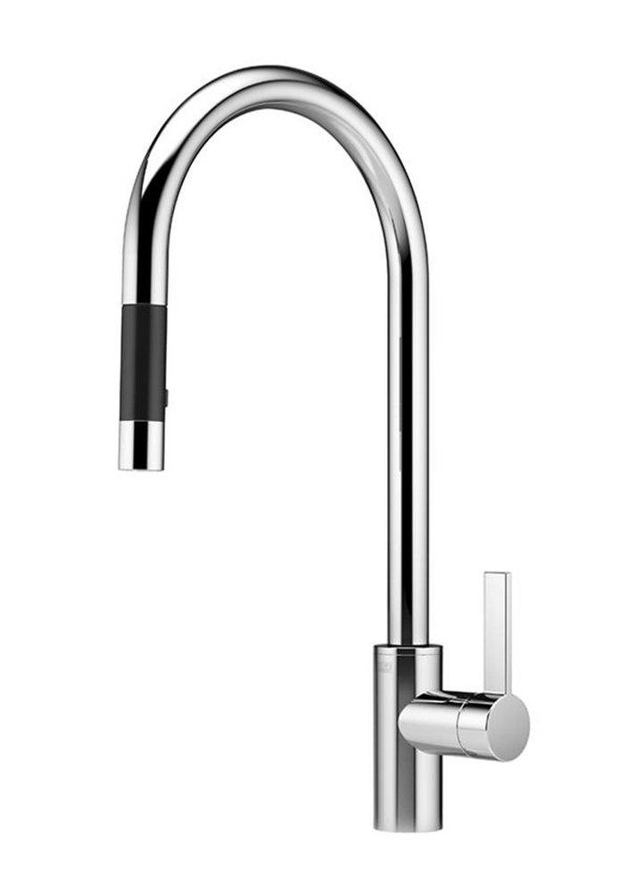Dornbracht USA Tara Ultra Single Handle Pull Down Kitchen Faucet in Polished Chrome