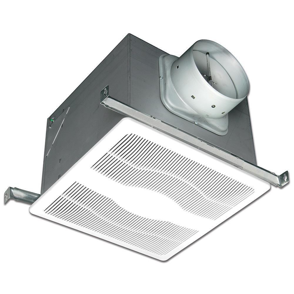 Air King America Inc ECO Series 130 CFM Ceiling or Wall Mount Exhaust Fan with Humidity Sensor in White - 0.3 Sones - Energy Star Rated