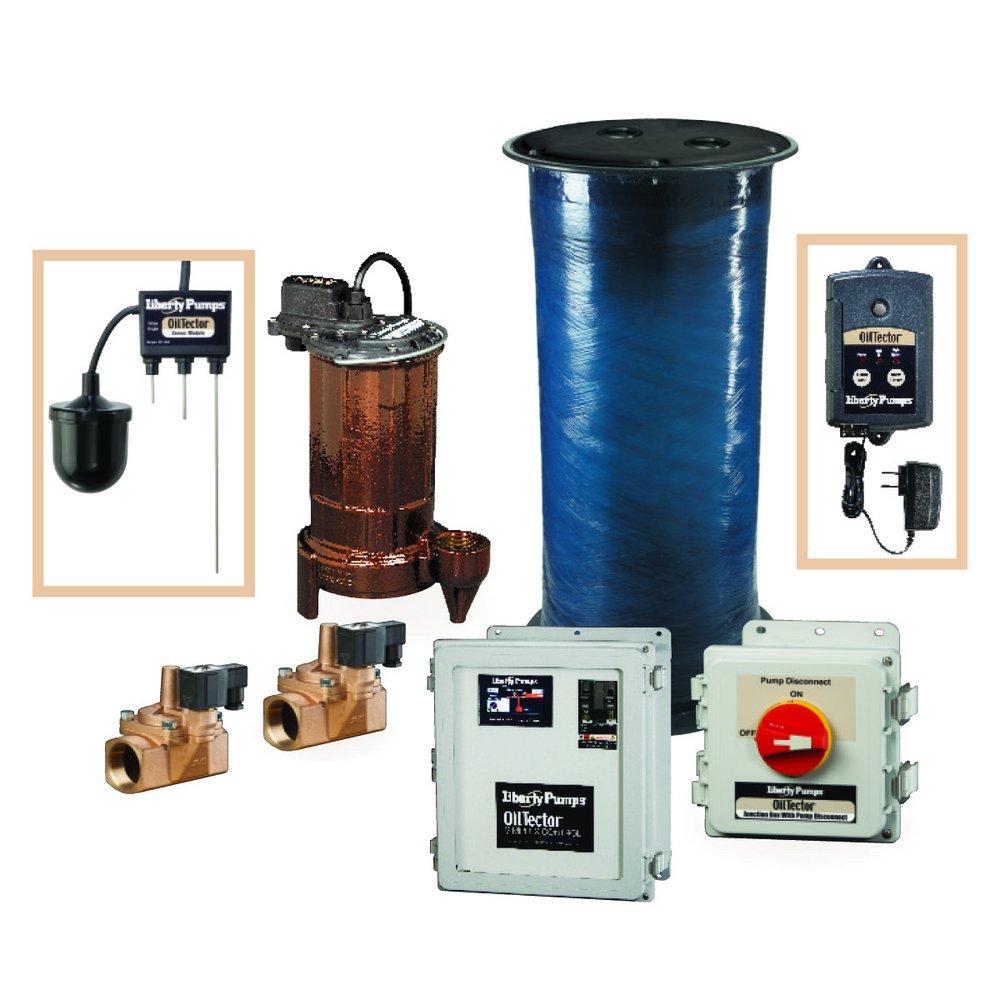 Liberty Pumps Auto-Valve Series 3/4 HP 115V Cast Iron Simplex Elevator Sump Pump System