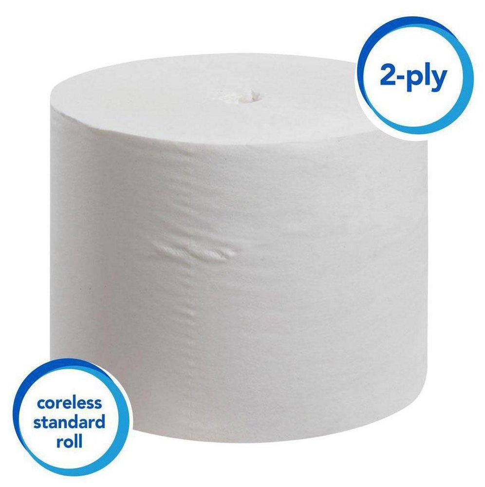 Scott® Essential™ 3-47/50 x 4 in. 2-Ply Bathroom Tissue in White (Case of 36)