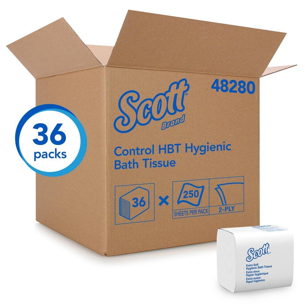 Scott® Scott® 8-3/10 x 4-1/2 in. 2-Ply Bathroom Tissue in White (Case of 36)