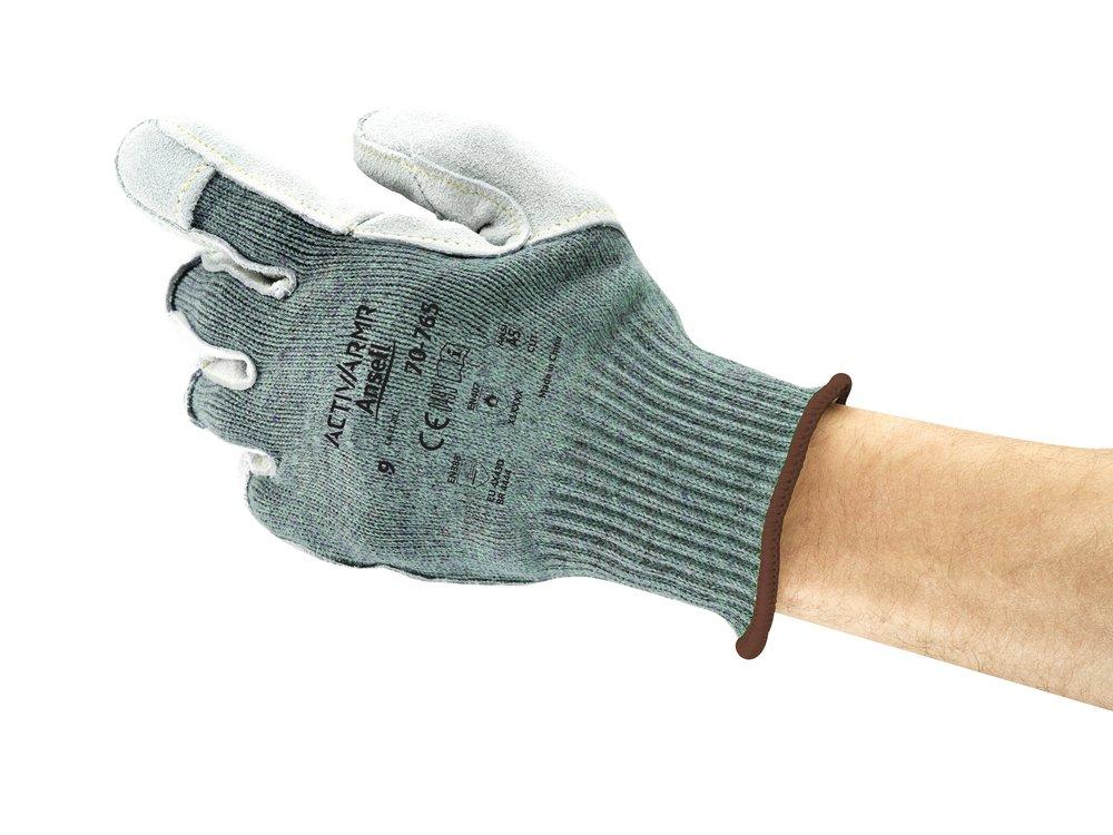 Ansell Occupational Healthcare Vantage® Size 8 DuPont™ Kevlar® Glove in Green and White