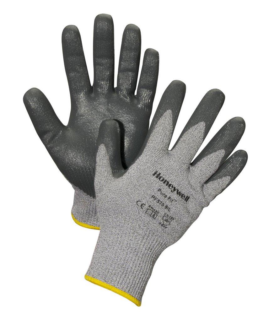 Honeywell Safety Products Perfect Fit® Size L Rubber Cut Resistant Glove in Grey (Case of 72)