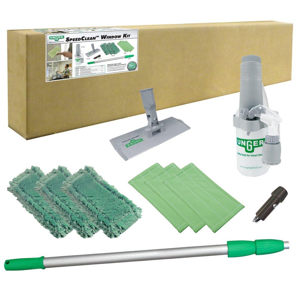 Unger SpeedClean™ 10 Piece Indoor Window Cleaning Kit