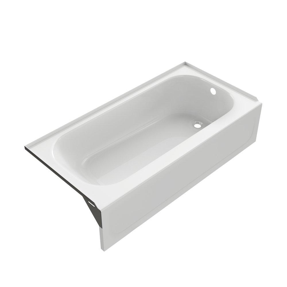PROFLO® Folsom 60 in. x 30 in. Soaker Alcove Bathtub with Right Drain in White