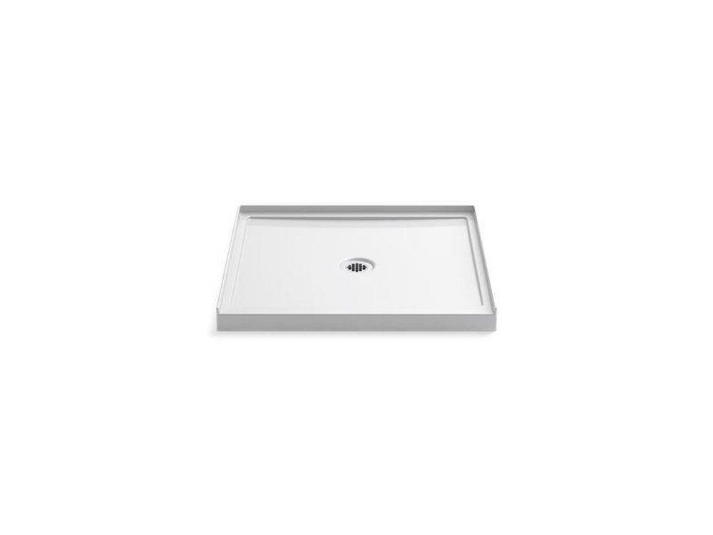 KOHLER Rely® 36 in. x 34 in. Rectangle Shower Base with Center Drain in White