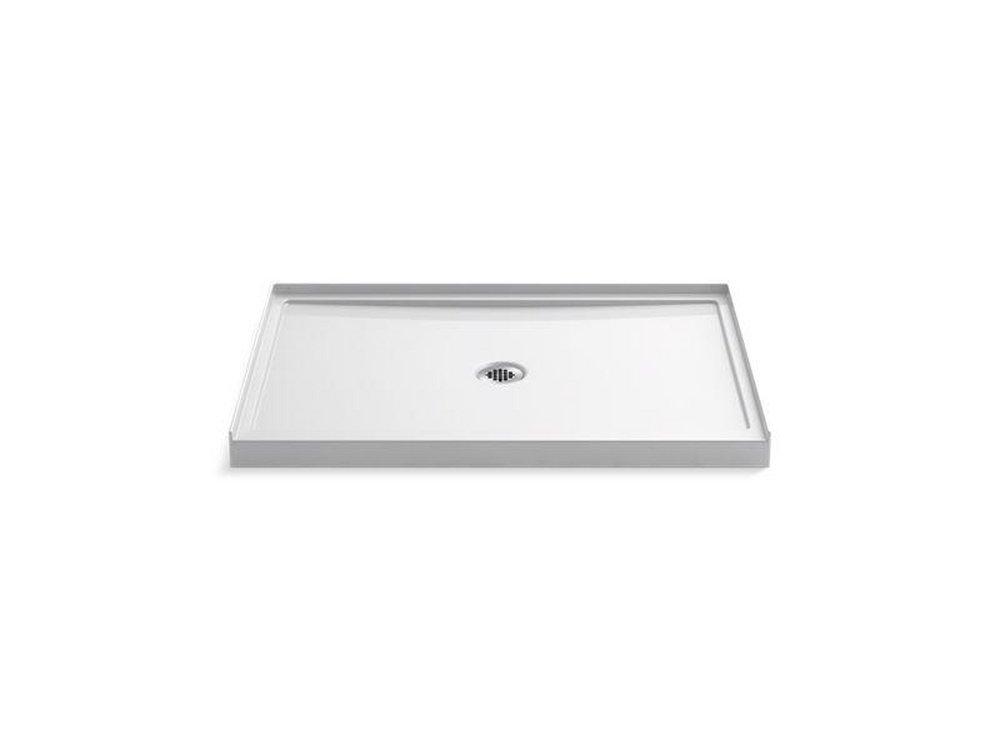 KOHLER Rely® 48 in. x 34 in. Shower Base with Center Drain in White