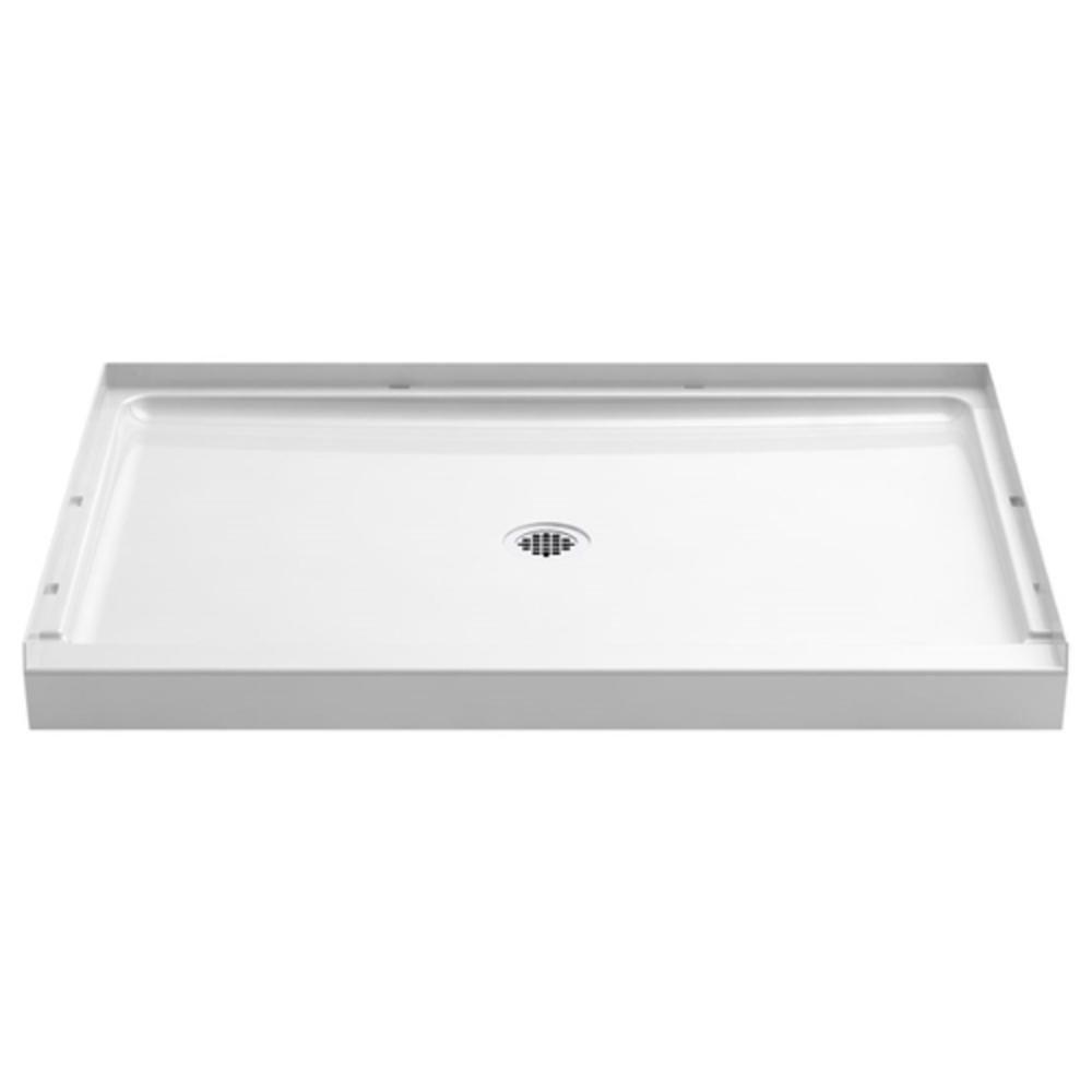 Sterling Guard+® 48 x 34 in. Shower Base with Center Drain in White