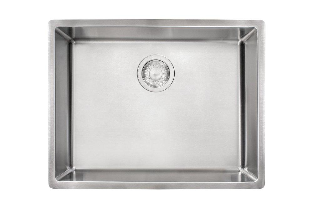 Franke Cube 22-3/4 in. Undermount Stainless Steel Single Bowl Kitchen Sink in Satin Stainless Steel