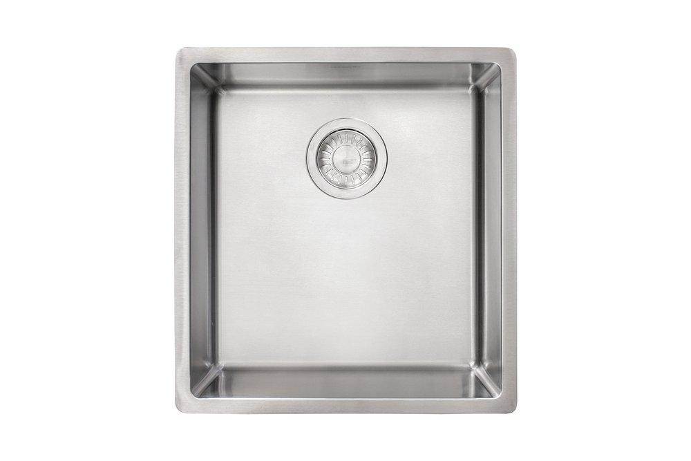 Franke Cube 16-1/2 in. Undermount Stainless Steel Single Bowl Kitchen Sink in Satin Stainless Steel