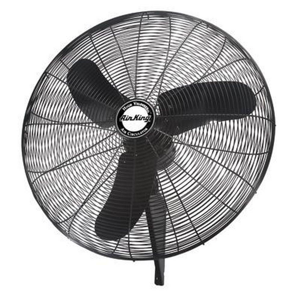 30 in. 3-Blade Oscillating Wall Mount Portable Fan