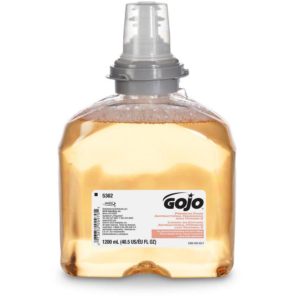 GOJO TFX™ 1200 ml Premium Foam Hand Wash with Vitamin E (Case of 2)