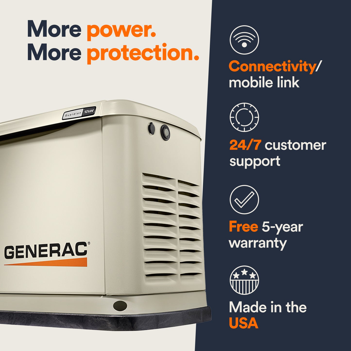 Standby Generator, 10kW | WiFi Enabled
