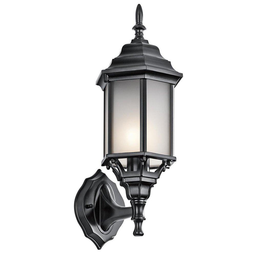 Kichler Lighting Chesapeake 100W 1-Light Incandescent Outdoor Wall Sconce in Black