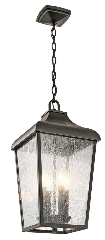 Kichler Lighting Forestdale 4-Light 60W Outdoor Pendant in Olde Bronze