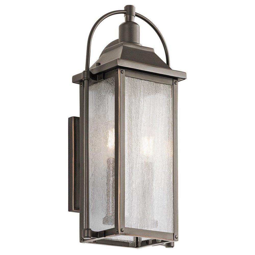Kichler Lighting Harbor Row™ 18-1/2 in. 40W 2-Light Outdoor Wall Lantern in Olde Bronze