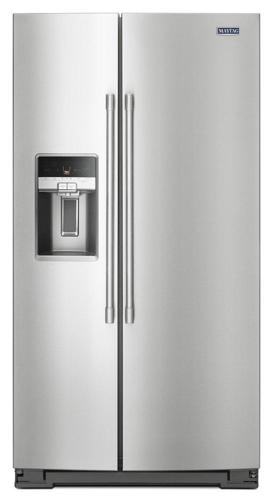 36 in. 20.6 cu. ft. Counter Depth Side-By-Side Refrigerator in Fingerprint Resistant Stainless Steel
