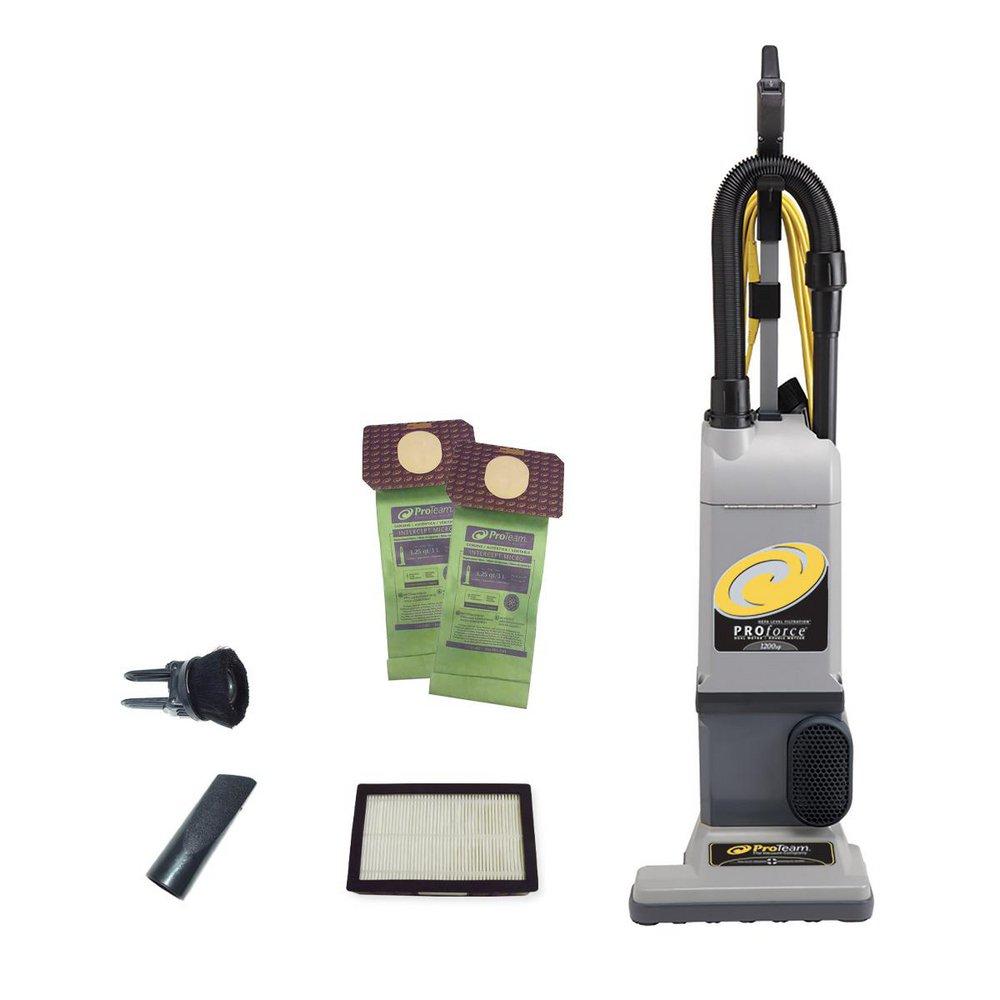 ProTeam® ProTeam® ProForce 1200XP Commercial Upright Vacuum Cleaner with On-Board Tools