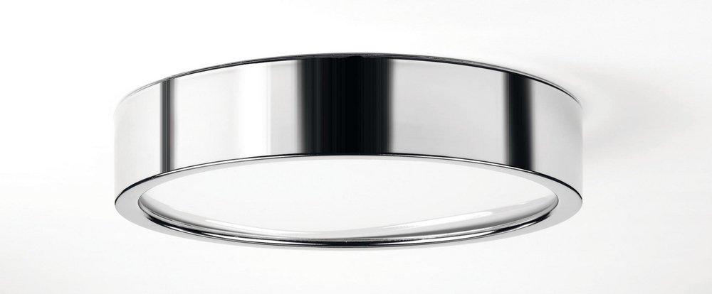 Progress Lighting Portal 29W LED Panel Flushmount Ceiling Fixture in Polished Chrome