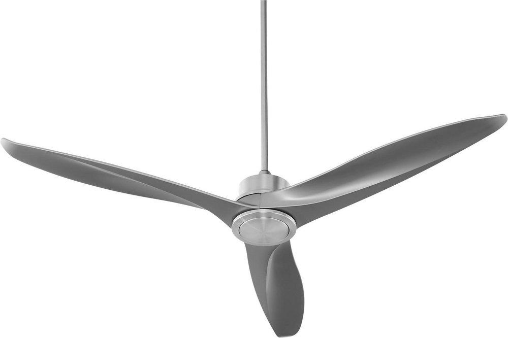 Quorum International Kress 60 in. 19W 3-Blade Ceiling Fan in Satin Nickel