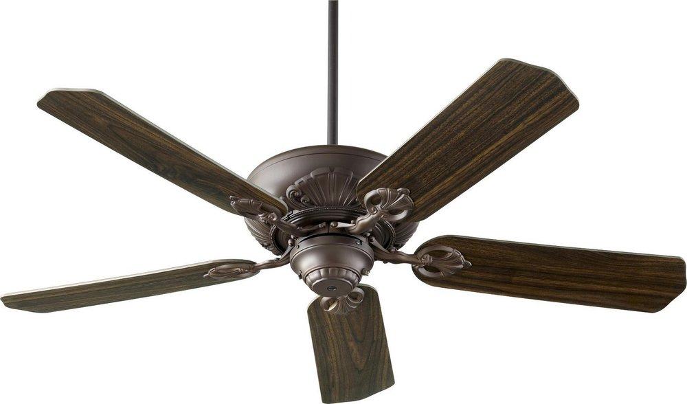 Quorum International Chateaux 60 in. 70W 5-Blade Ceiling Fan in Oiled Bronze