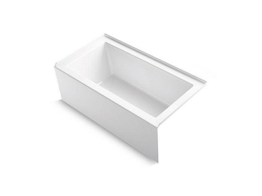 KOHLER Underscore® 60 in. x 32 in. Soaker Alcove Bathtub with Right Drain in White