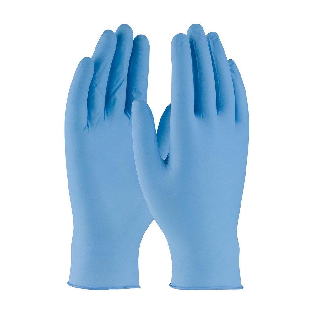 Size S Nitrile Disposable Gloves in Blue (Box of 100)