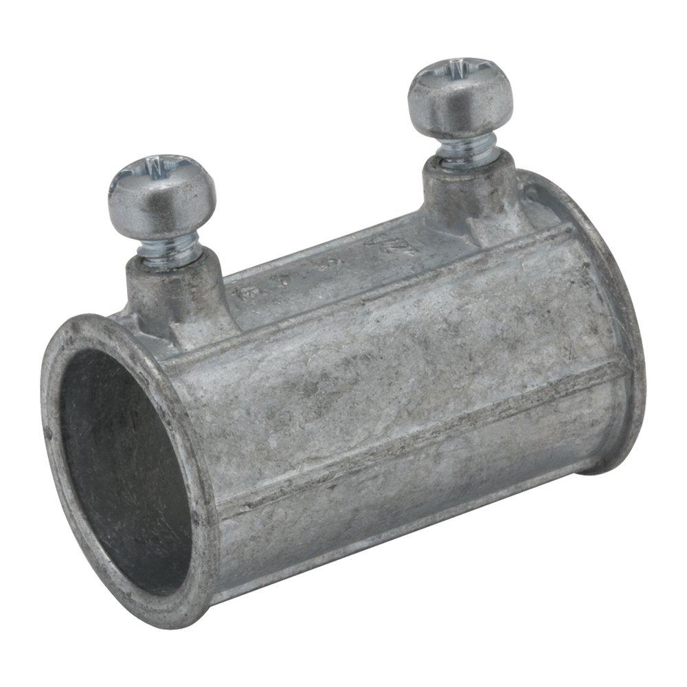 1/2 x 1/2 in. Die Cast Zinc Set Screw Coupling
