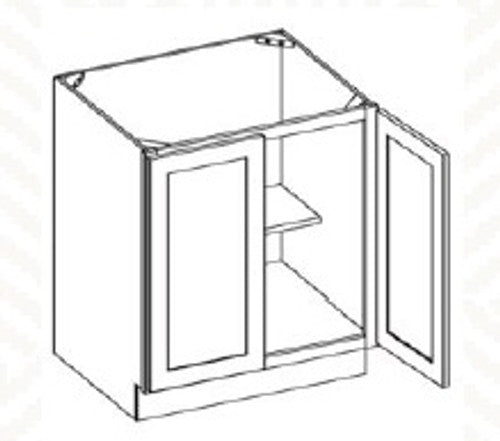 AW-FB24 ( 24"W Full Height Door Base- 24"Wx24"Dx34.5"H * 2 Door )