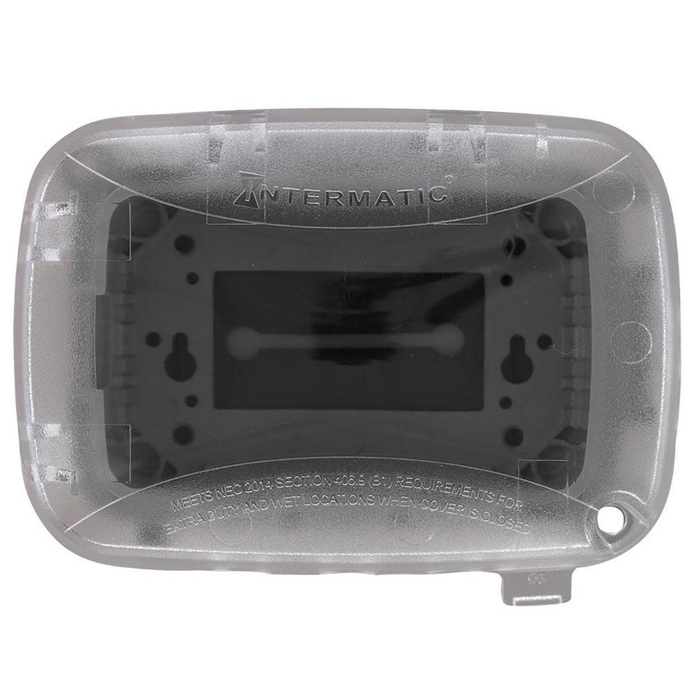 6-31/100 x 4-69/100 x 2-3/4 in. Plastic Weatherproof Outlet Cover