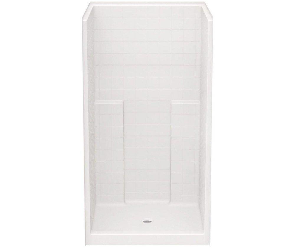 Aquatic Everyday 42 x 42 x 77-1/4 in. Alcove Shower Unit in White