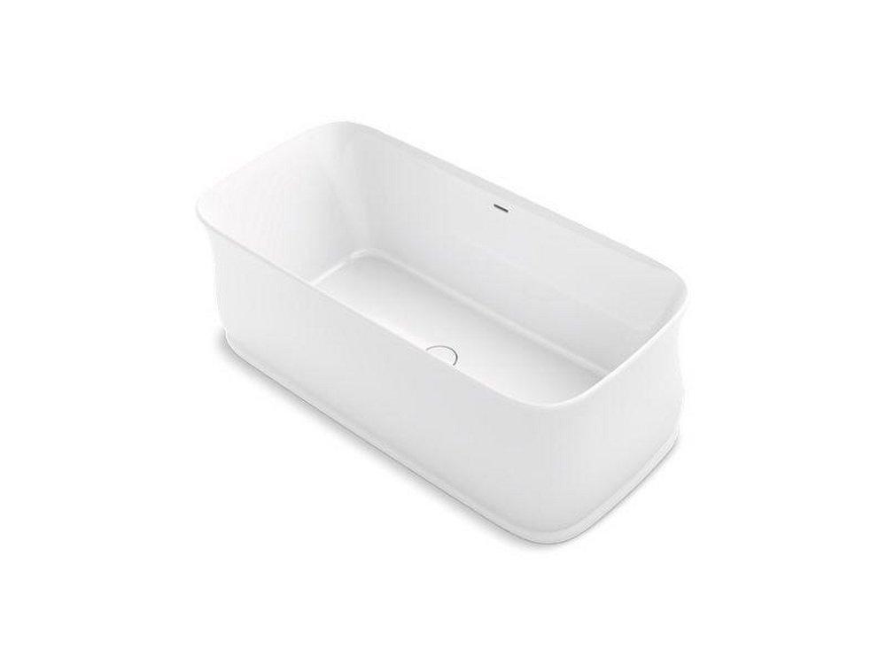 KOHLER Imperator® 65-3/4 x 30-3/4 in. Freestanding Bathtub with Center Drain in White