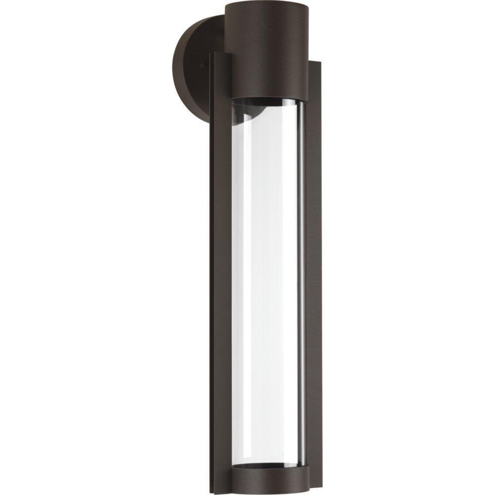 Progress Lighting Z-1030 1-Light 9W Medium E-26 Integrated LED Outdoor Wall Sconce in Antique Bronze