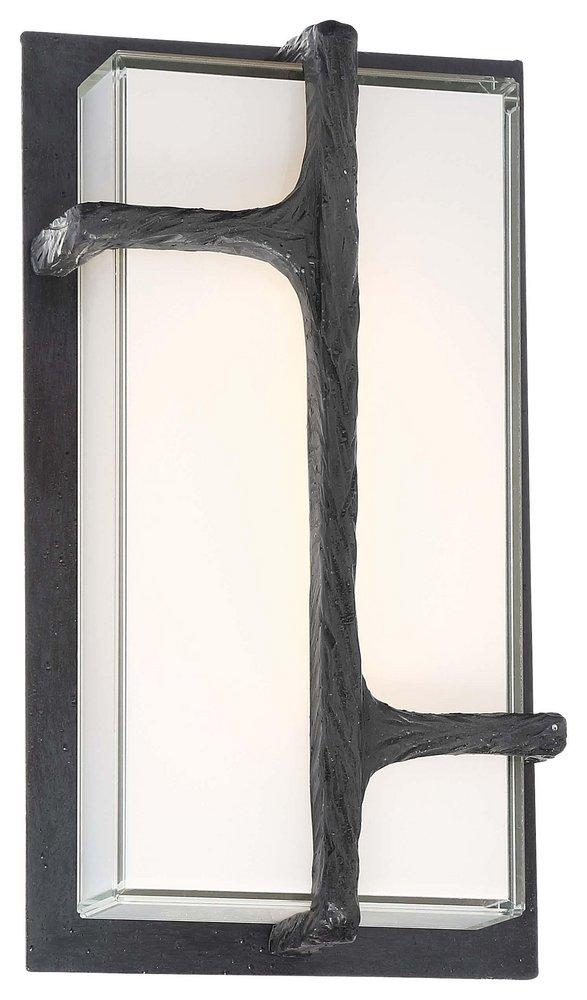 George Kovacs Sirato 16W 1-Light Outdoor Wall Sconce in Spanish Iron