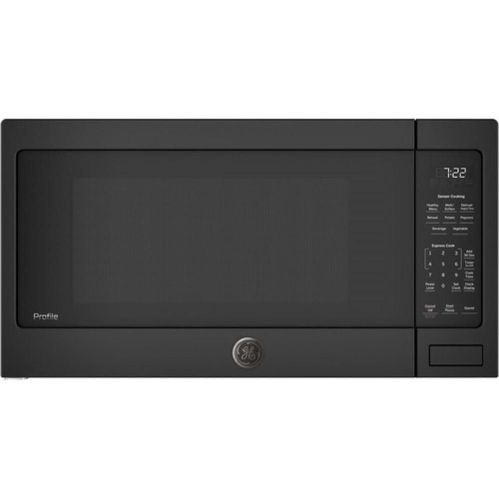 GE Profile™ Profile™ Series 2.2 cu. ft. 1100 W Countertop Microwave in Black on Black