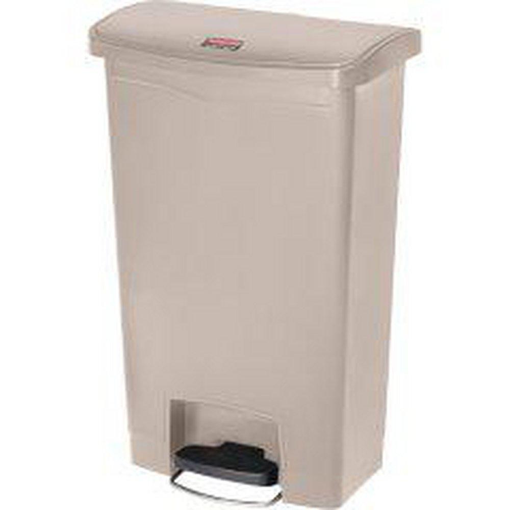 Rubbermaid Slim Jim® 4 gal Resin Front Step Container in Beige