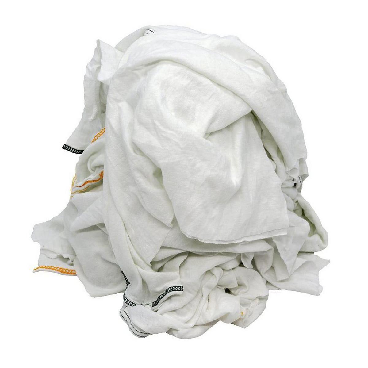 50 lb. per Case Lint Free Knit Rag in White