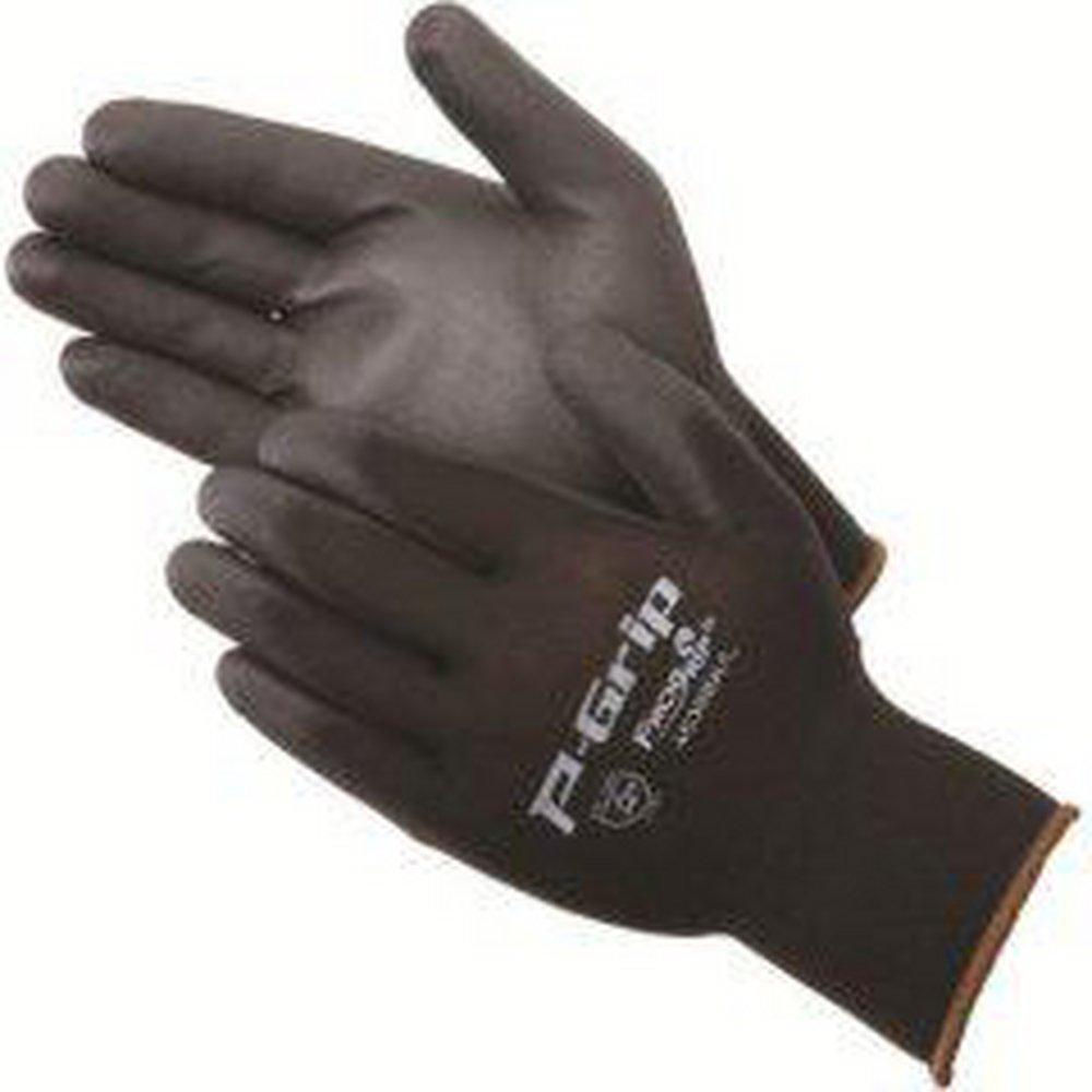 Liberty Glove & Safety P-Grip™ M Size Polyurethane Dipped Nylon Gloves in Black