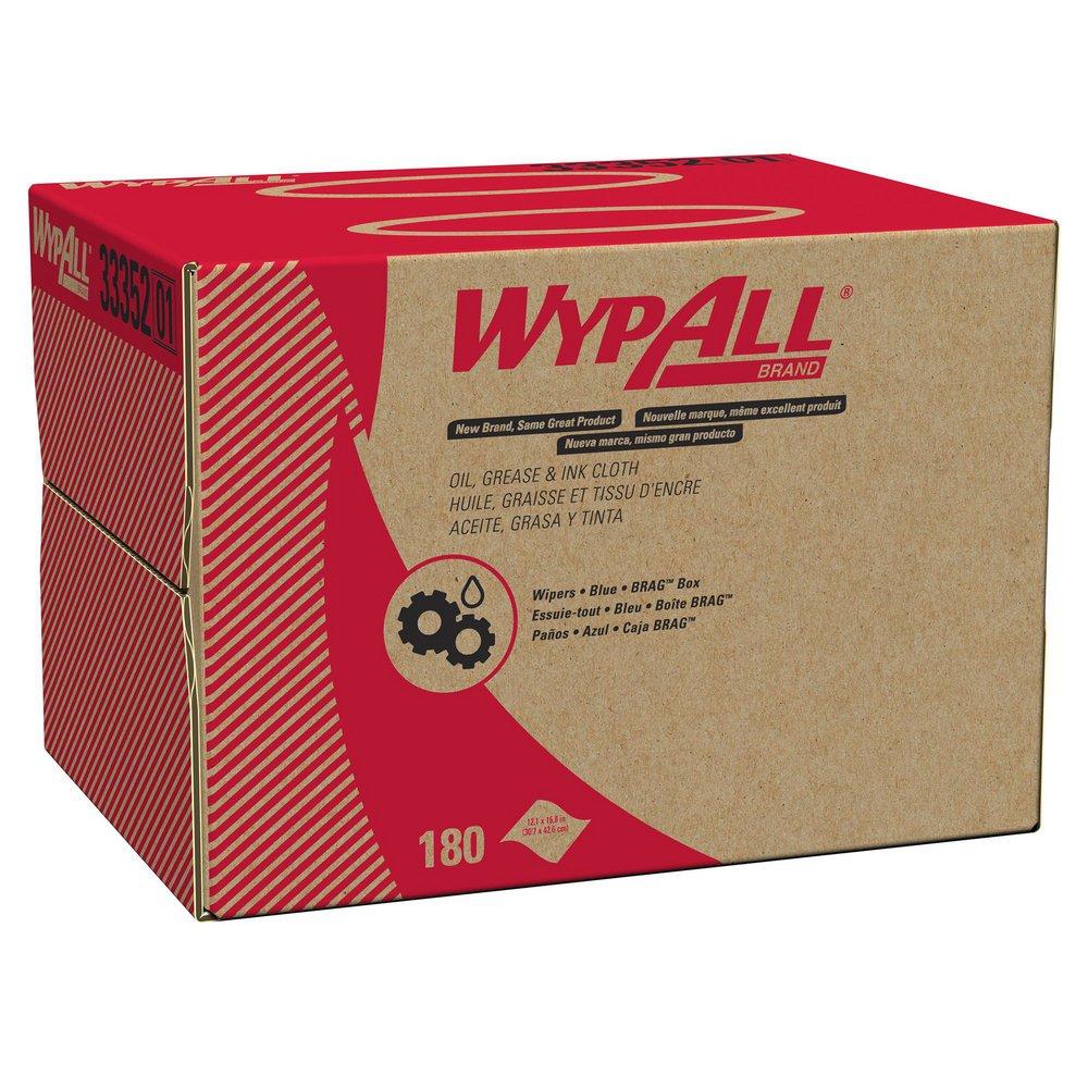 Kimberly Clark WypAll® 12-1/10 x 16-4/5 in. Wiper in Blue (Case of 180)