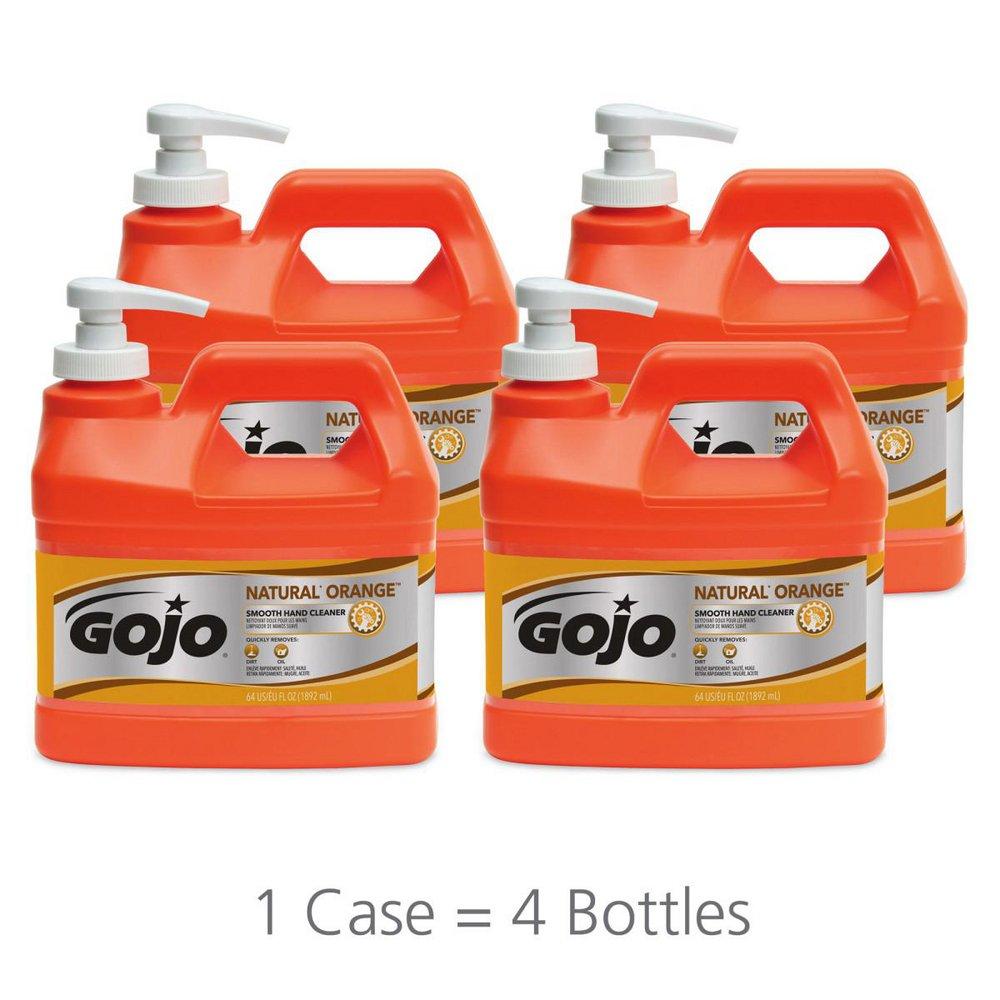 GOJO Natural Orange™ 1/2 gal Lotion Hand Cleaner in Orange