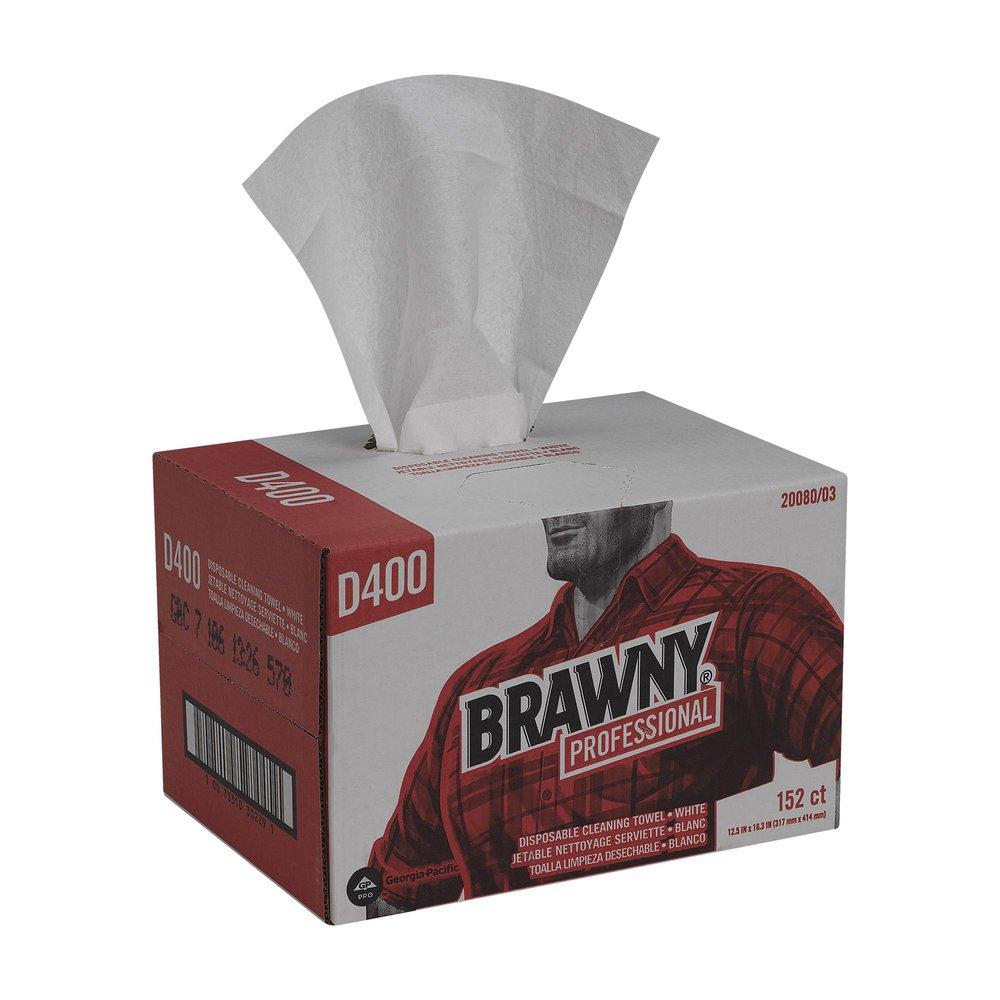 Georgia-Pacific Brawny® Professional D400 Series 16-3/10 in. Disposable Cleaning Towel
