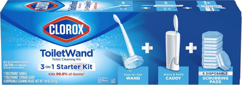15-3/8 in. Toilet Wand Disposable Cleaning Kit