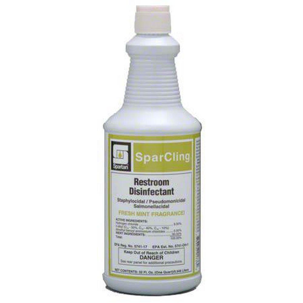 Spartan Chemical SparCling® 1 qt Disinfectant Bathroom Cleaner (Case of 12)