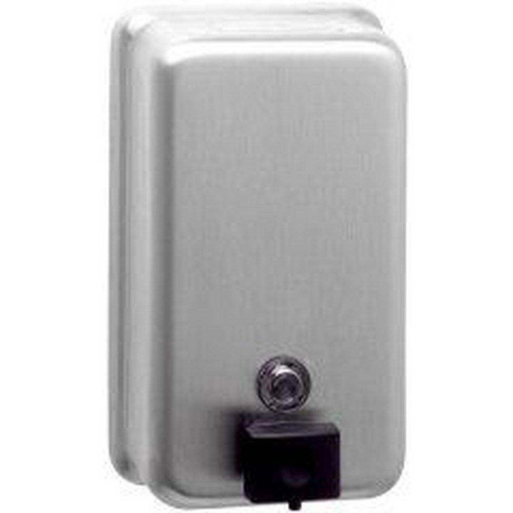 Bobrick Classic Series® 4-3/4 x 8-1/8 x 3-1/2 in. 1.2 L Surface Mounted Soap Dispenser in Satin