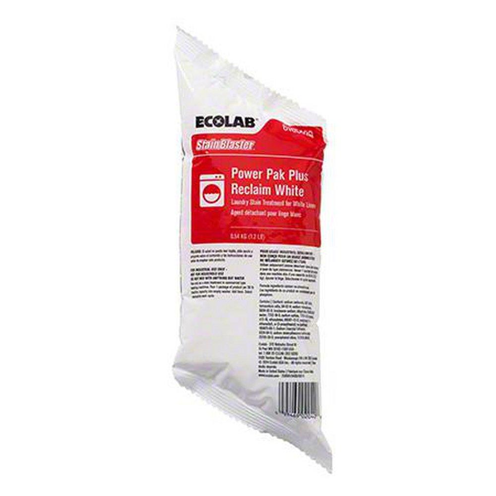 Ecolab StainBlaster™ 1.2 lb. Power Pak Plus Reclaim Laundry Stain Remover in White (Case of 12)